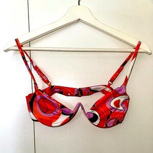 SAME Los Angeles XS V underwire bra and V bottom (tropical geo) New w/o tags